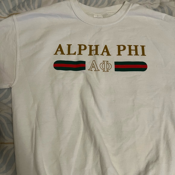 Alpha Phi x Gucci Sorority Crewneck Sweatshirt - Picture 2 of 6